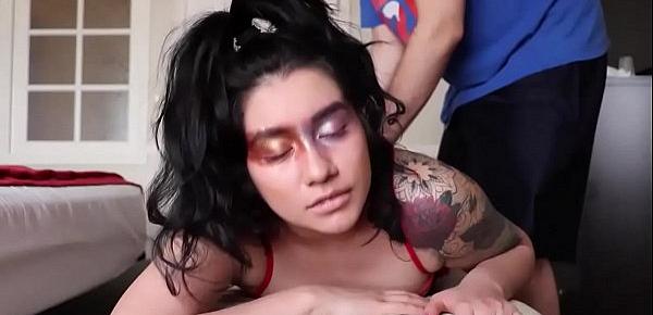  Coño masaje y sexo con belleza latina caliente
